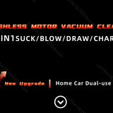 Car Vacuum Cleaner High Power Portable Handheld Wireless Brushless Motor Cleaning Machine Powerful Air Duster for Home Appliance