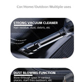 Car Vacuum Cleaner High Power Portable Handheld Wireless Brushless Motor Cleaning Machine Powerful Air Duster for Home Appliance
