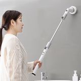 Kitchen Cleaning Tools Multifunctional Wireless Rechargeable Long-handle Retractable Waterproof Electric Cleaning Brush